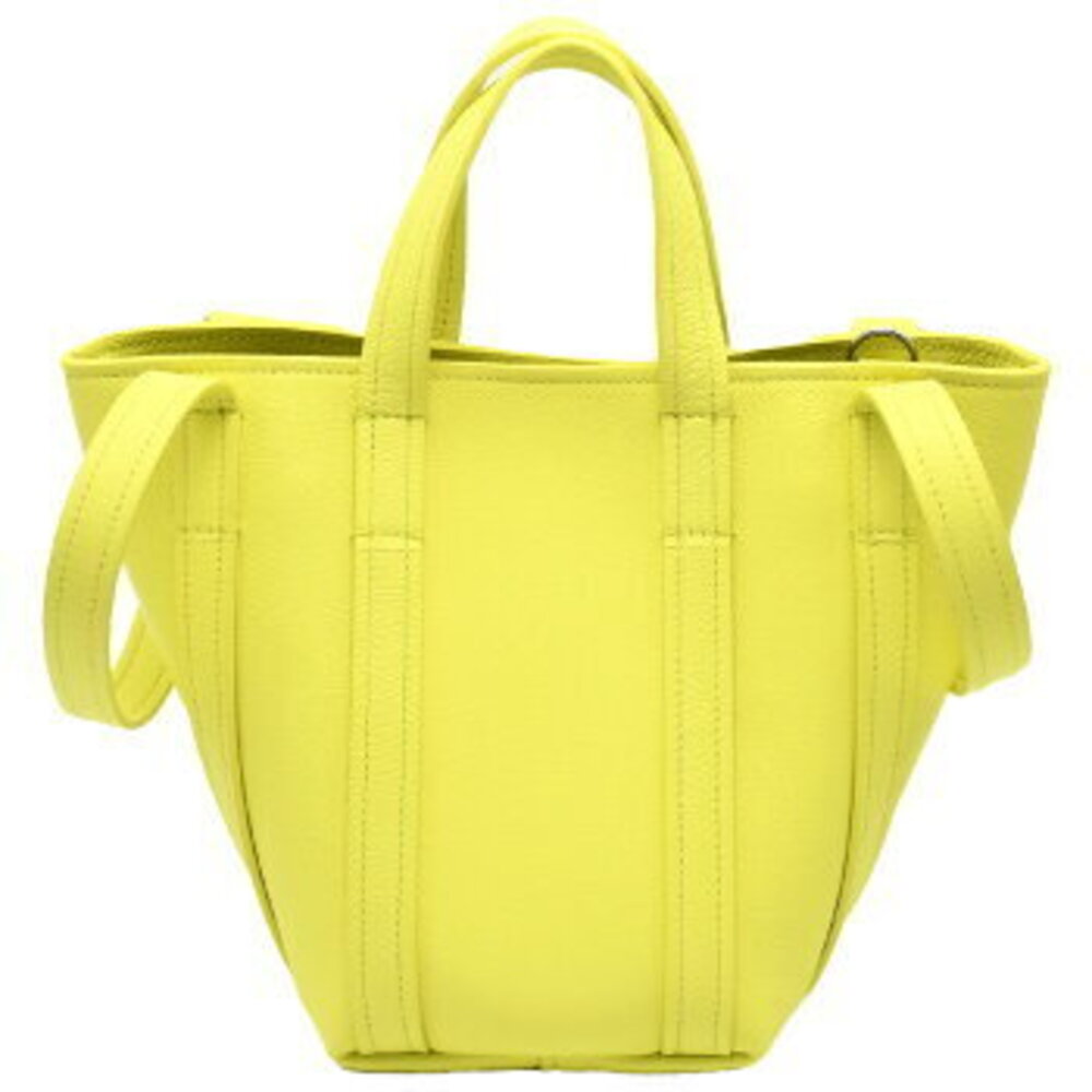 Balenciaga Everyday XS North South Shoulder Tote Bag Handbag Yellow Leather - Picture 3 of 10